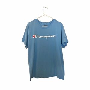Mens M Champion T-shirt in blue